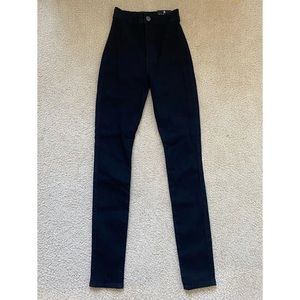 Black fashion nova skinny, high rise jeans